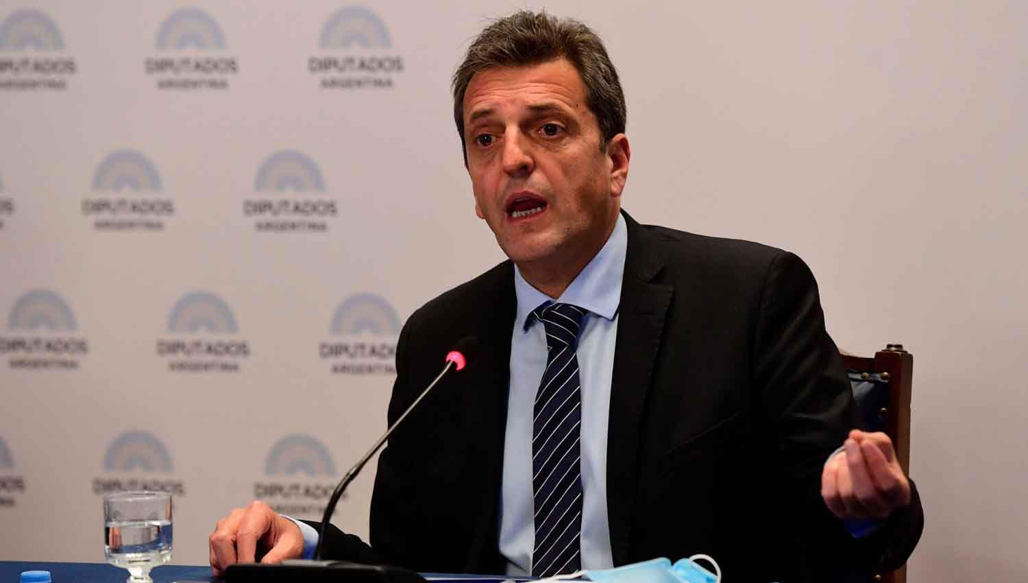 Massa- ldquoVamos a incorporar maacutes beneficios al proyecto de Gananciasrdquo