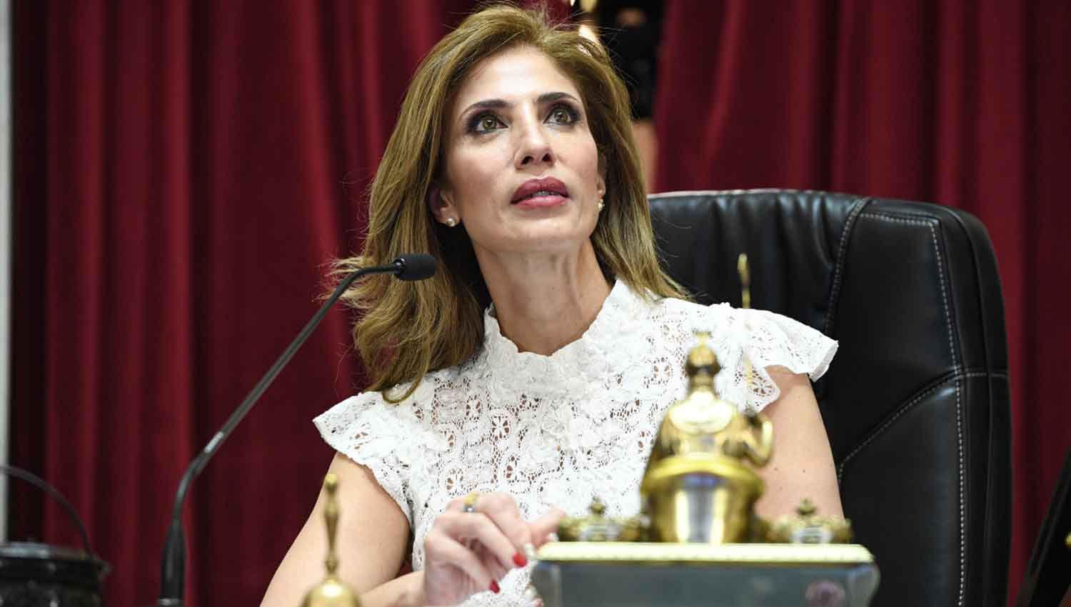 Claudia Ledesma de Zamora fue ratificada como presidenta provisional del Senado de la Nacioacuten