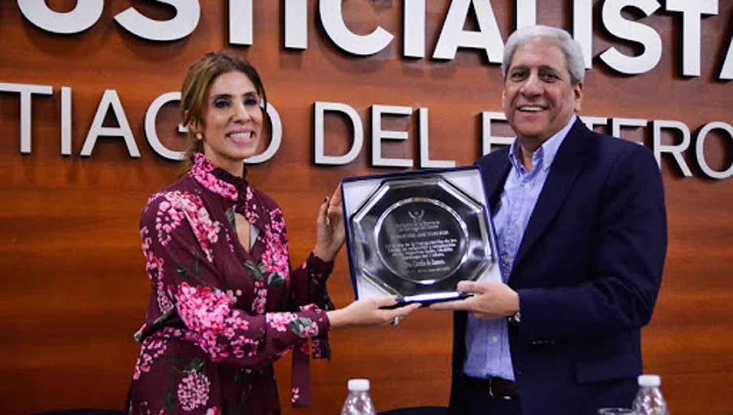 Neder destacoacute la eleccioacuten de Claudia de Zamora en el Senado