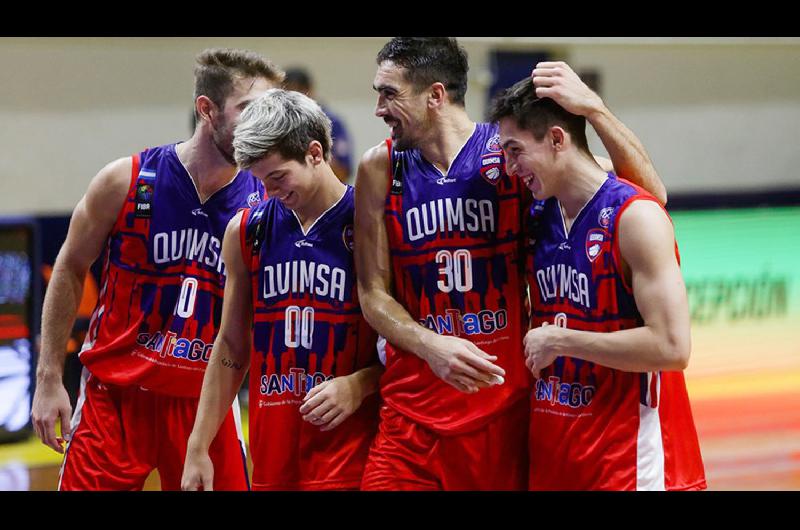 Quimsa se encamina al bicampeonato en la Champions League tras ganar los dos partidos de la segunda burbuja del grupo B en Chile