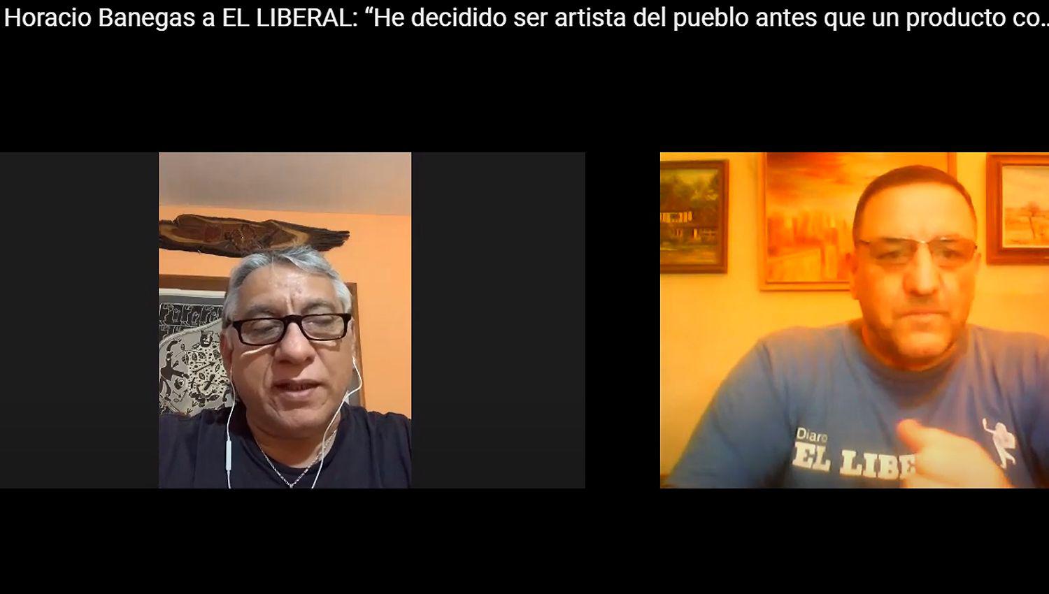 Horacio Banegas a EL LIBERAL- ldquoHe decidido ser un artista del pueblo antes que ser un producto comercialrdquo