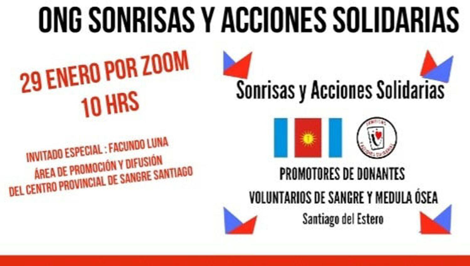 Sonrisas y Acciones Solidarias realiza hoy su uacuteltimo moacutedulo virtual