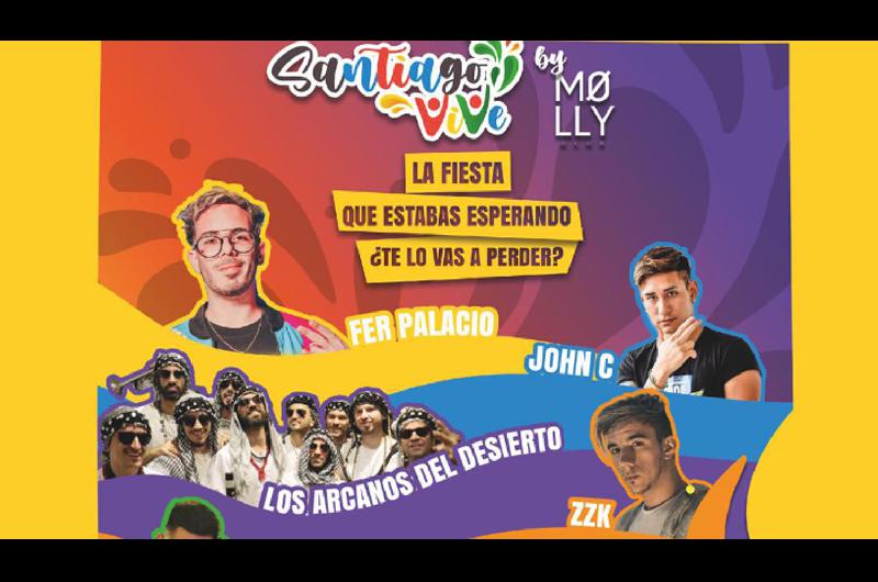 EL LIBERAL te regala entradas para ldquoSantiago Vive con la Fiesta Mollyrdquo