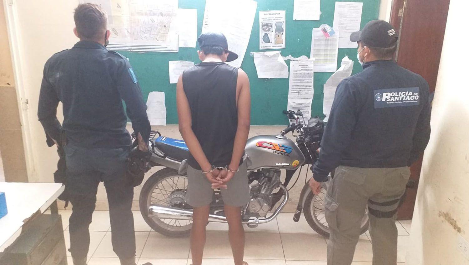 Tras un allanamiento logran recuperar una moto robada