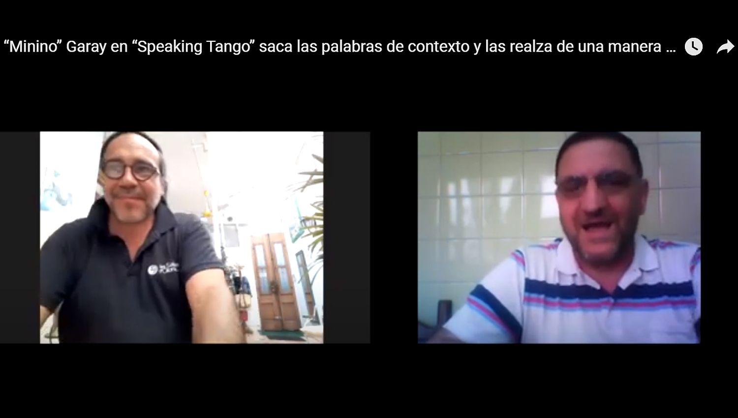 ldquoMininordquo Garay en ldquoSpeaking Tangordquo saca las palabras de su contexto habitual y las realza de una manera nueva