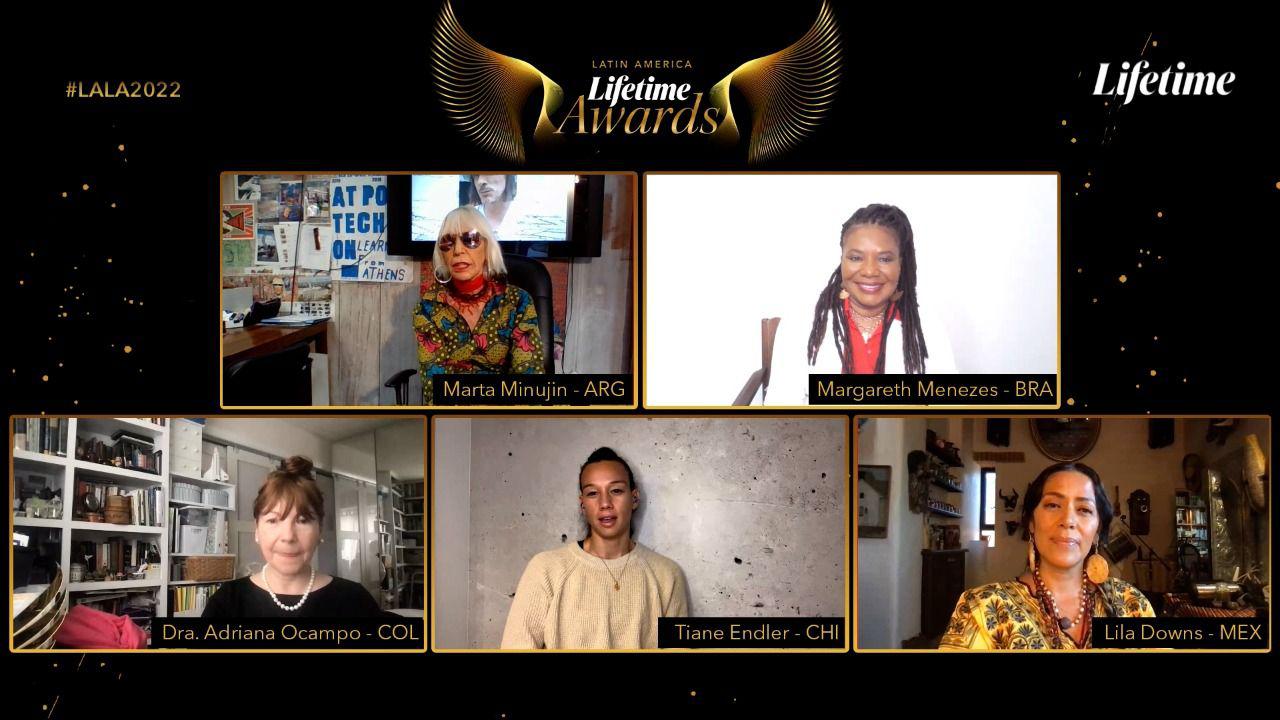 Mujeres de Argentina Chile Brasil Colombia y Meacutexico recibieron el Latin America Lifetime Awards