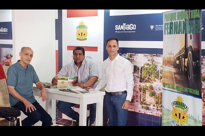 Promocionan toda el aacuterea productiva y el Parque Industrial de Fernaacutendez en ExpoAgro