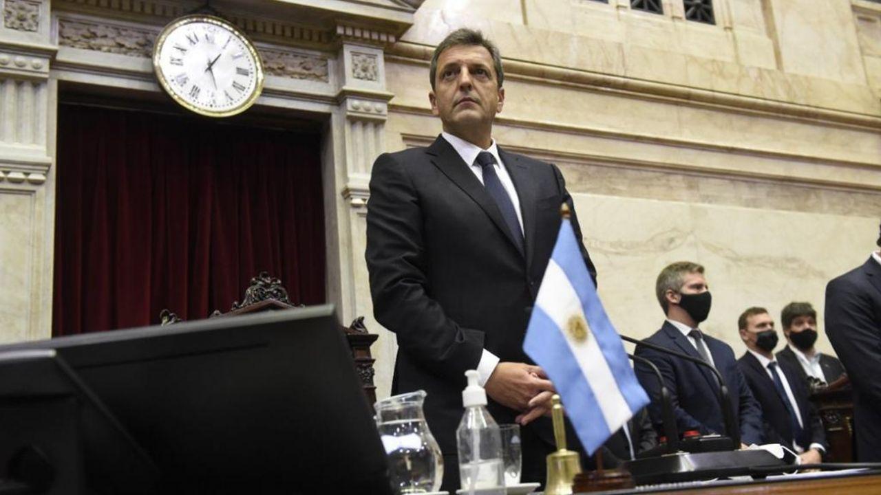 Sergio Massa hablo sobre negociaciones en Diputados- Tenemos que evitar que Argentina caiga en defaultrdquo