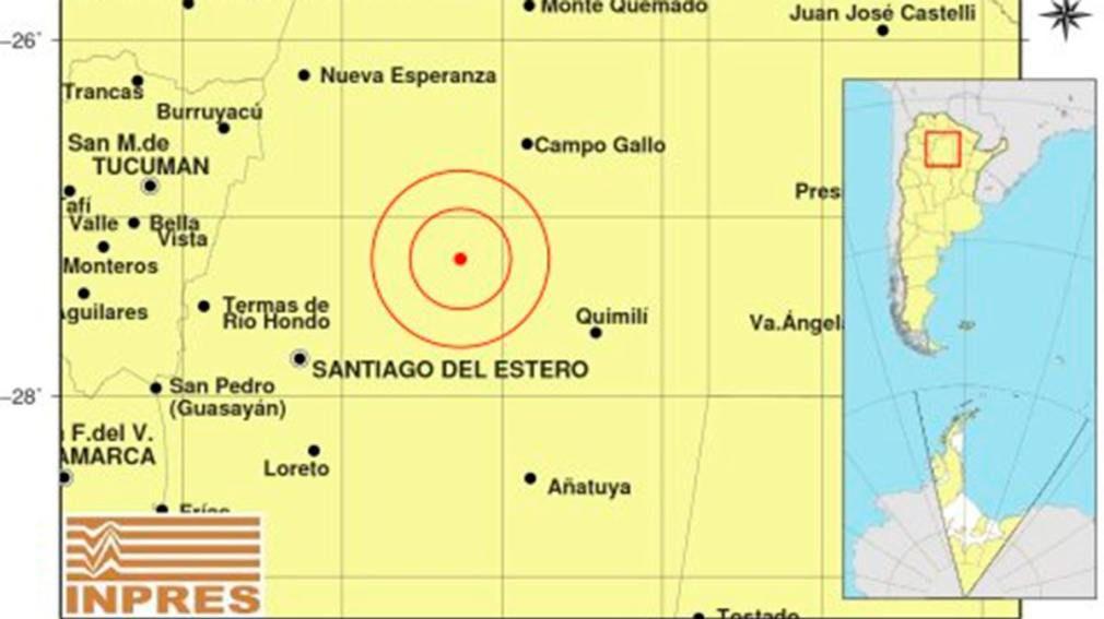 Un temblor sacudioacute al interior de la provincia