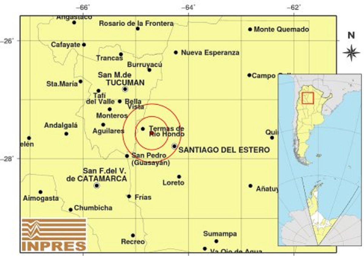 Fuerte sismo despertoacute a los vecinos de Las Termas