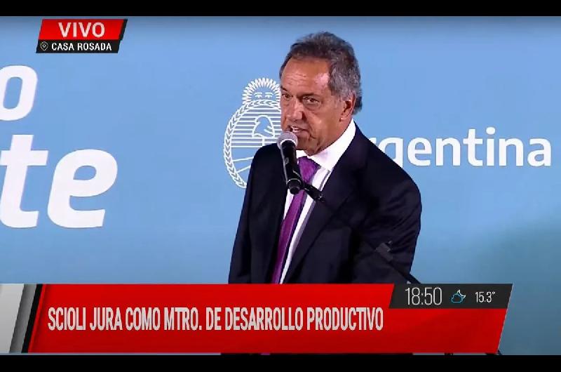 Daniel Scioli ya es ministro de Desarollo Productivo