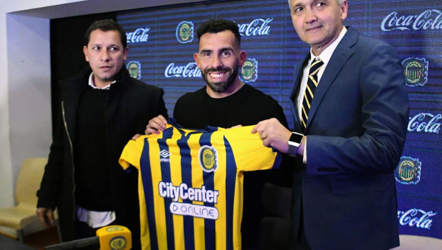 Carlos Teacutevez fue presentado como nuevo DT de Rosario Central