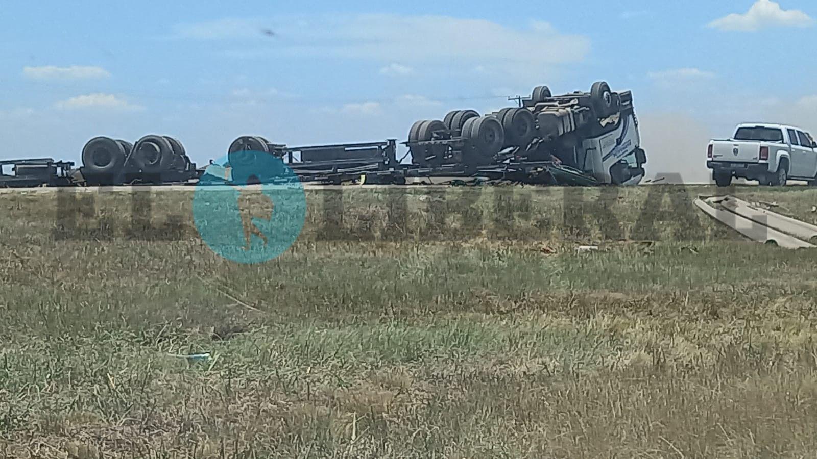 Violento choque de camiones en la Ruta Nacional 34