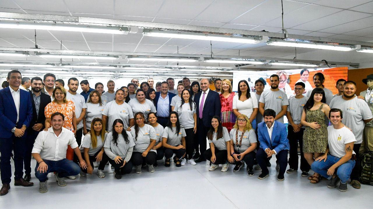 Manzur en el Parque Industrial de La Rioja- ldquoLa Argentina va a salir adelante desde el interiorrdquo