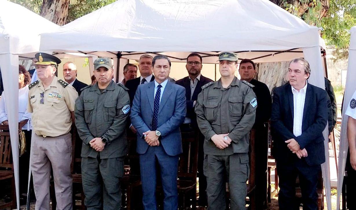 El Vicegobernador participoacute de la ceremonia de asuncioacuten y cambio de jefatura de Gendarmeriacutea Nacional