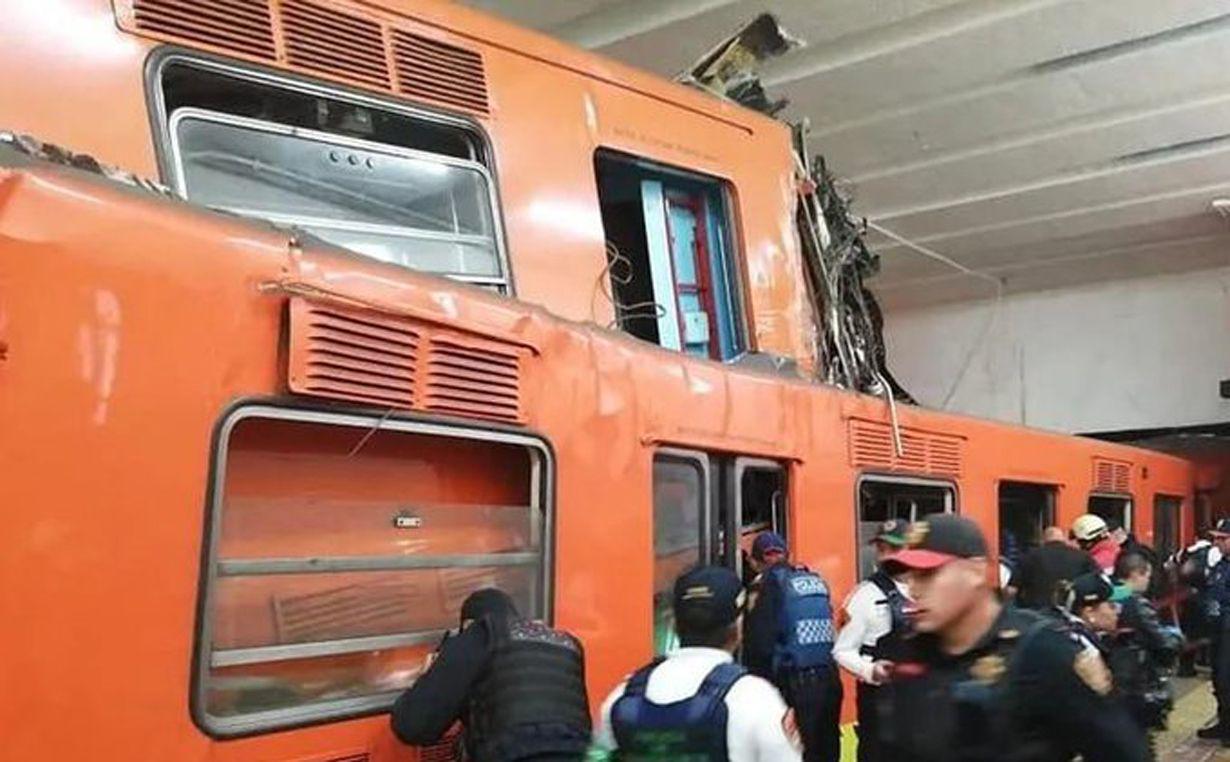 Brutal choque de trenes en Meacutexico- hay un muerto y decenas de heridos