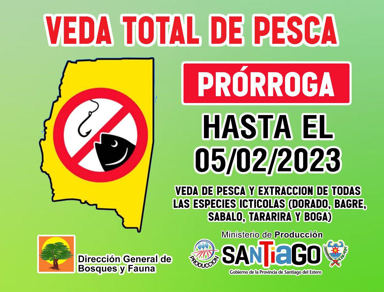 Se prorroga la veda total de pesca en Santiago- desde y hasta cuaacutendo