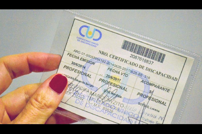 Agilizan el traacutemite para obtener el Certificado Uacutenico de Discapacidad