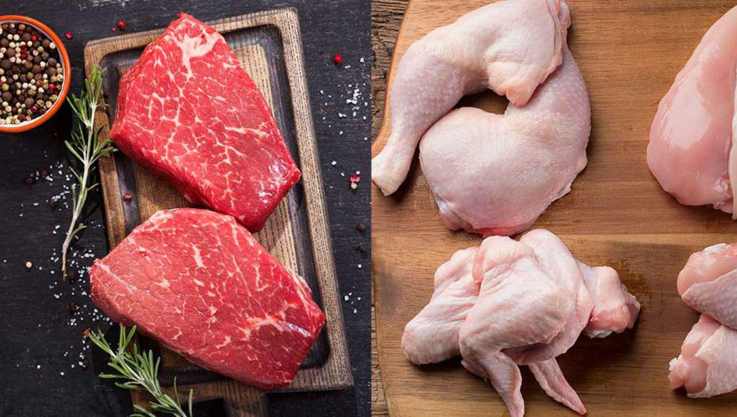 Vuelve a subir la carne de vaca se suman el pollo los huevos y el pescado