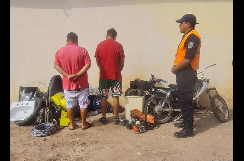 Tintina- dos hombres fueron puestos tras las rejas y se lograron recuperar varios bienes robados