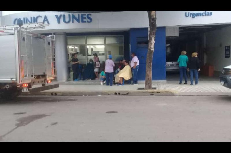 El incendio de un sanatorio privado generoacute paacutenico y temor