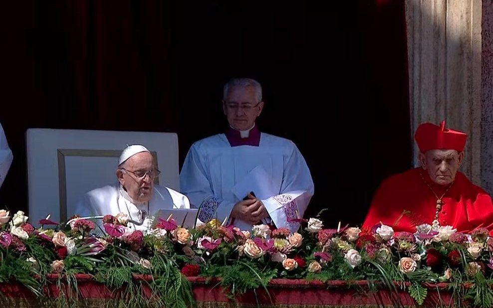 Francisco enfocoacute su mensaje de Pascuas en pedir el final de todas las heridas abiertas por la guerra