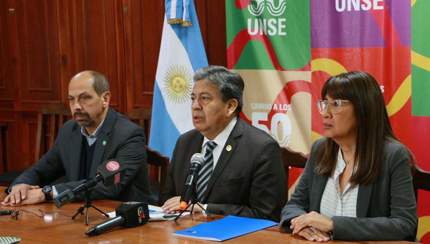 El rector de la Unse brindoacute detalles del debate presidencial