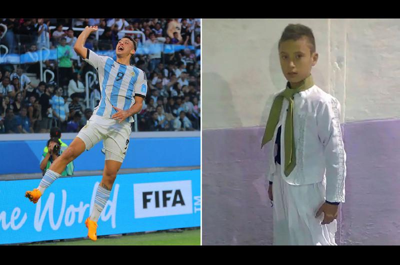 La historia detraacutes del festejo bailando malambo de Alejo Veacuteliz el goleador de la Argentina