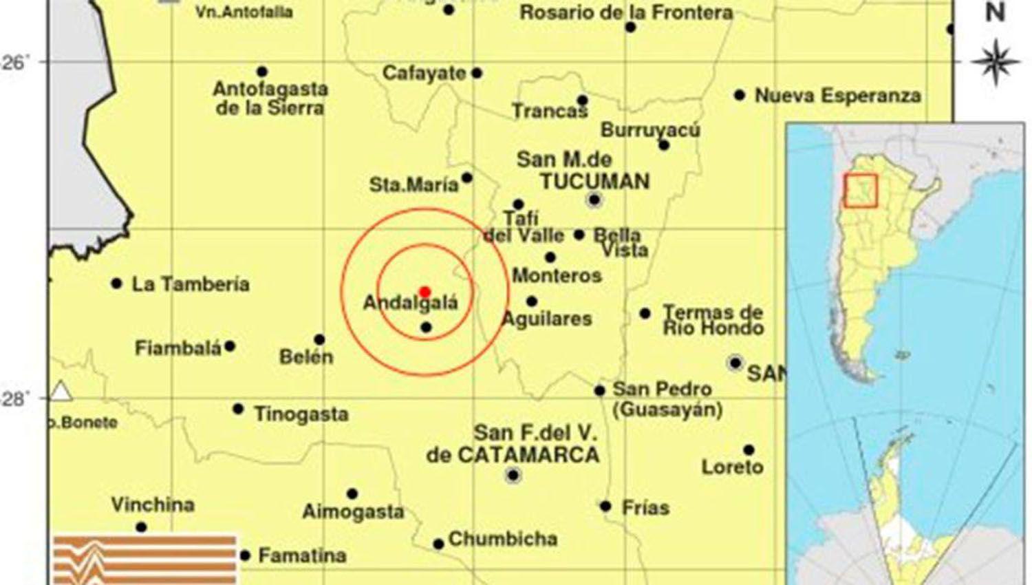 Fuerte temblor en Catamarca llegoacute a sentirse en Santiago