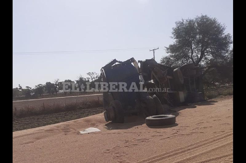 Fatalidad en la Ruta 92- dos camiones chocaron y una persona murioacute en el acto