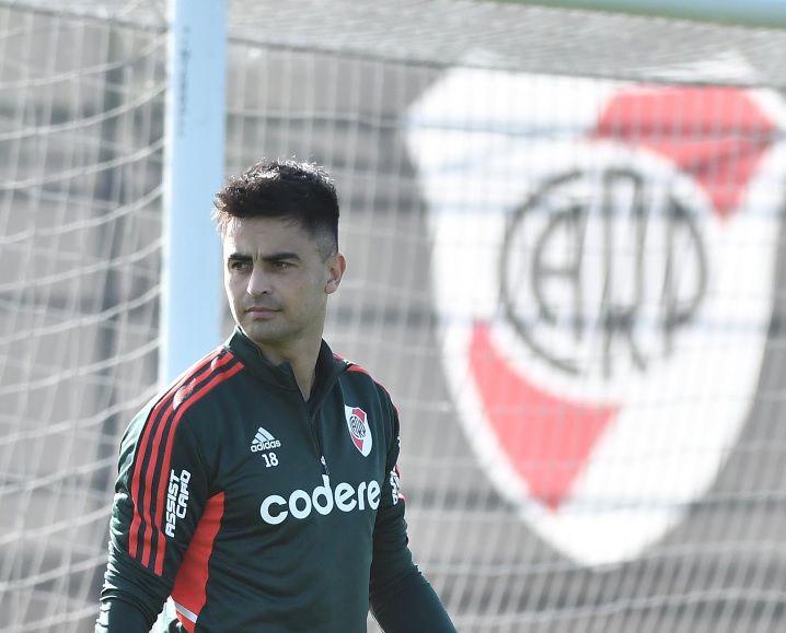 El Pity Martiacutenez se entrenoacute por primera vez en River Plate