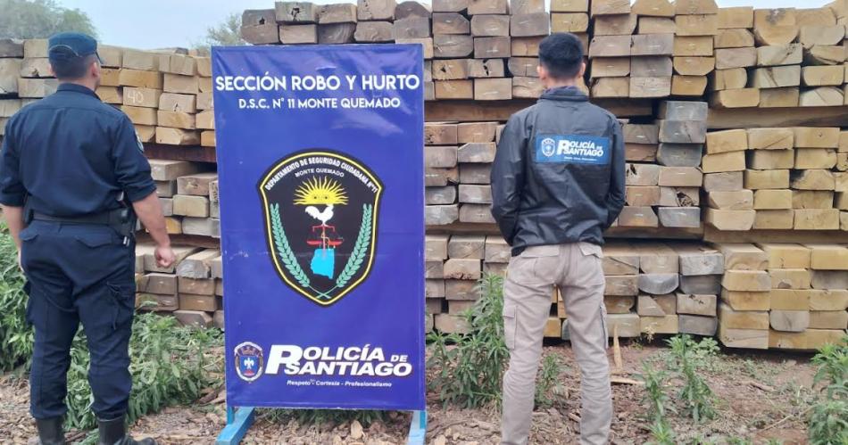 Monte Quemado- roban postes de una maderera valuados en una suma millonaria