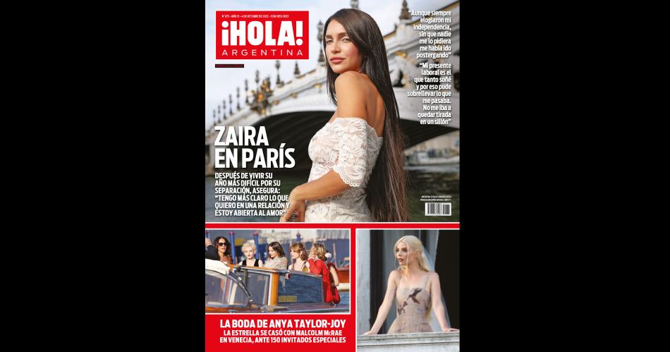 Zaira Nara le hace frente a los rumores de un nuevo amor desde Pariacutes