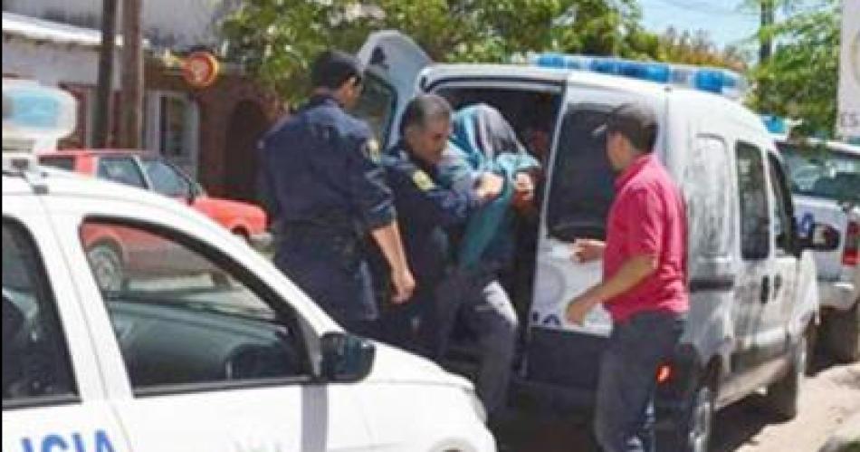 PRESO Por orden de la Fiscalía la policía puso tras las rejas al violento