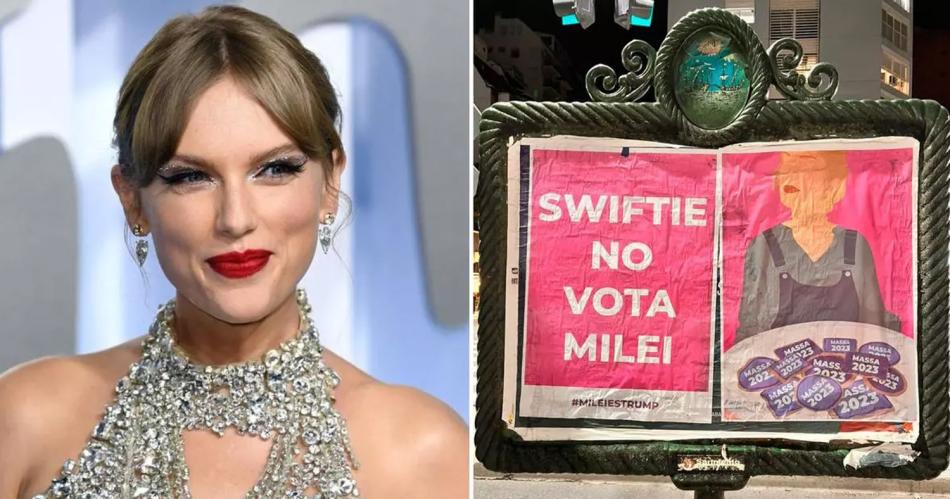 Pulseras de la amistad y estampitas los fans de Taylor Swift vuelven a pedir que no voten a Milei