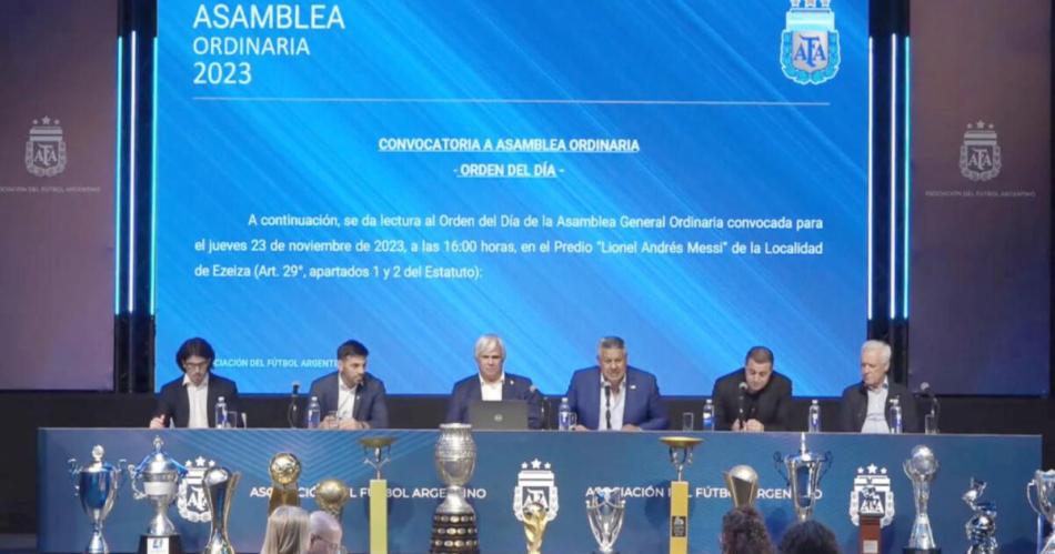 Los clubes de AFA rechazaron unaacutenimamente las Sociedades Anoacutenimas Deportivas