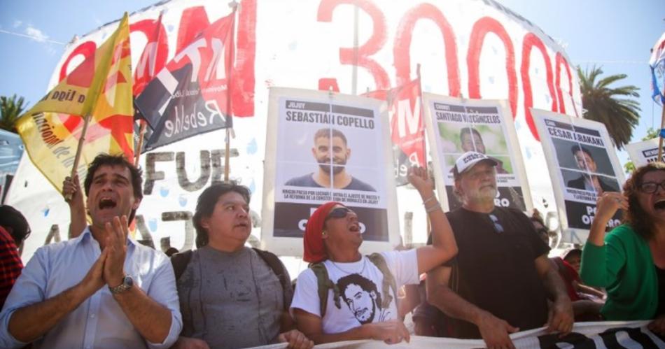 Unidad Piquetera  salioacute por primera vez a la calle contra Milei