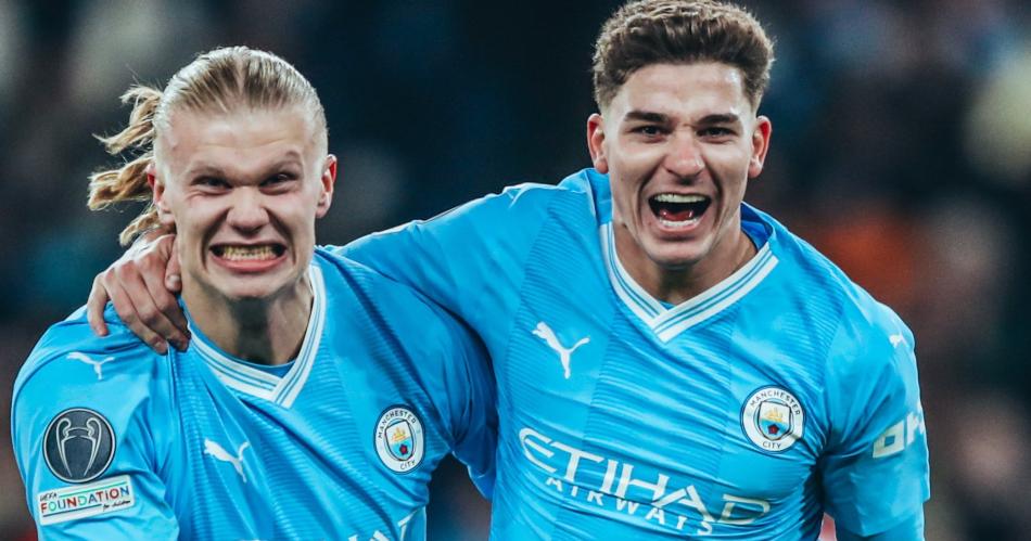 Juliaacuten Aacutelvarez le dio el triunfo al Manchester City