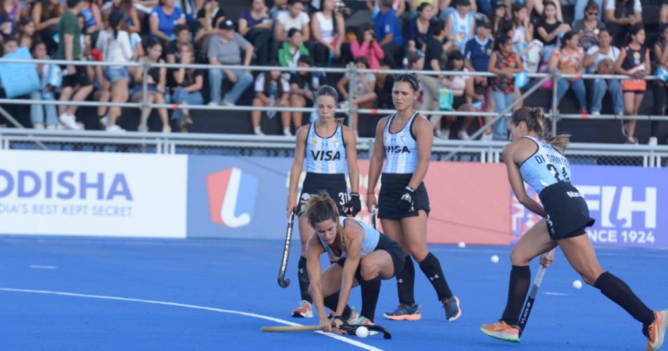 Las Leonas derrotaron a Gran Bretantildea en el debut 