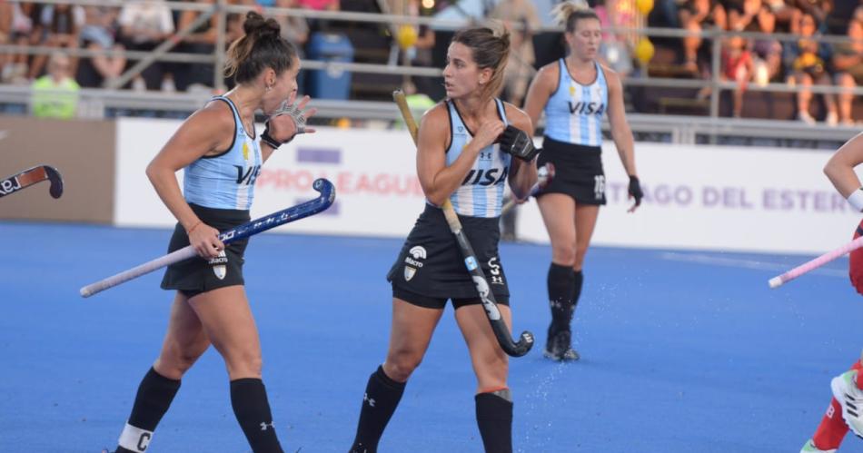 Las Leonas derrotaron a Gran Bretantildea en el debut 