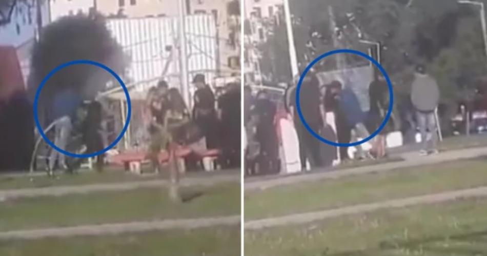 DRAMAacuteTICO VIDEO Asesinan de un tiro en la cabeza a un joven de 18 antildeos en una plaza