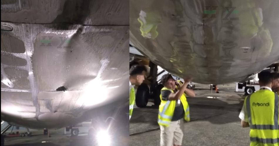 Paacutenico por avioacuten que impactoacute su cola contra el aeropuerto de Mar del Plata