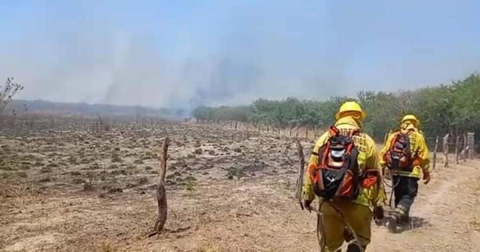Hubo incendios forestales en casi todo 2023 en el departamento Riacuteo Hondo
