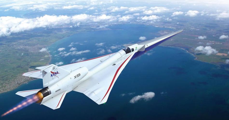 Desde la NASA presentan el avioacuten supersoacutenico silencioso X-59