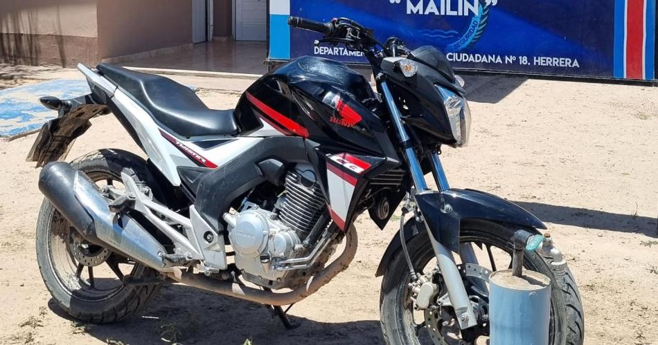 En operativo de control secuestran una moto robada en Buenos Aires