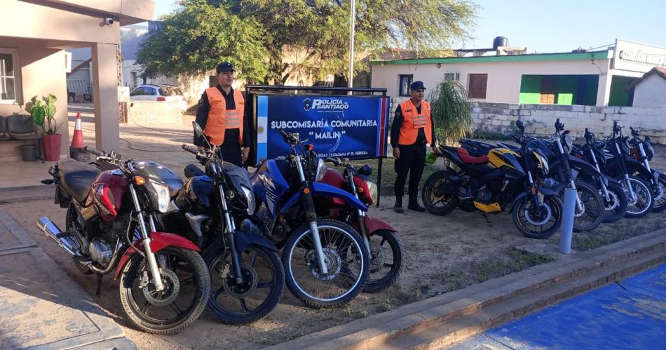 Recuperan ocho motos que circulaban con pedido de secuestro