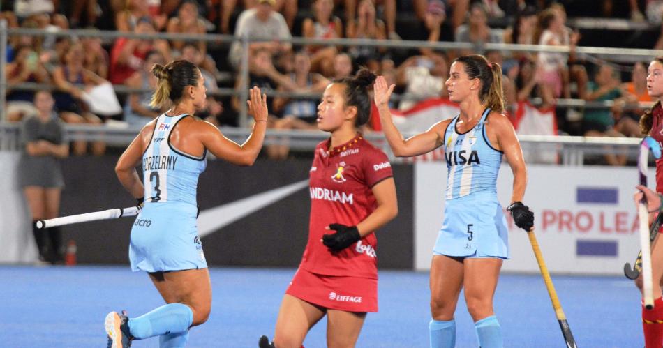 Las Leonas le ganaron a Beacutelgica y siguen con puntaje perfecto