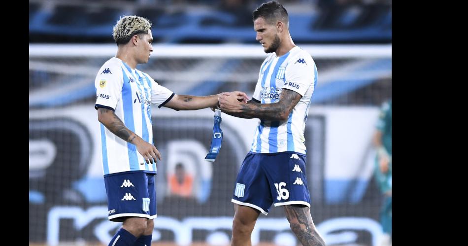 ESPERA Racing prepara el duelo del s�bado ante Independiente La duda es Quintero