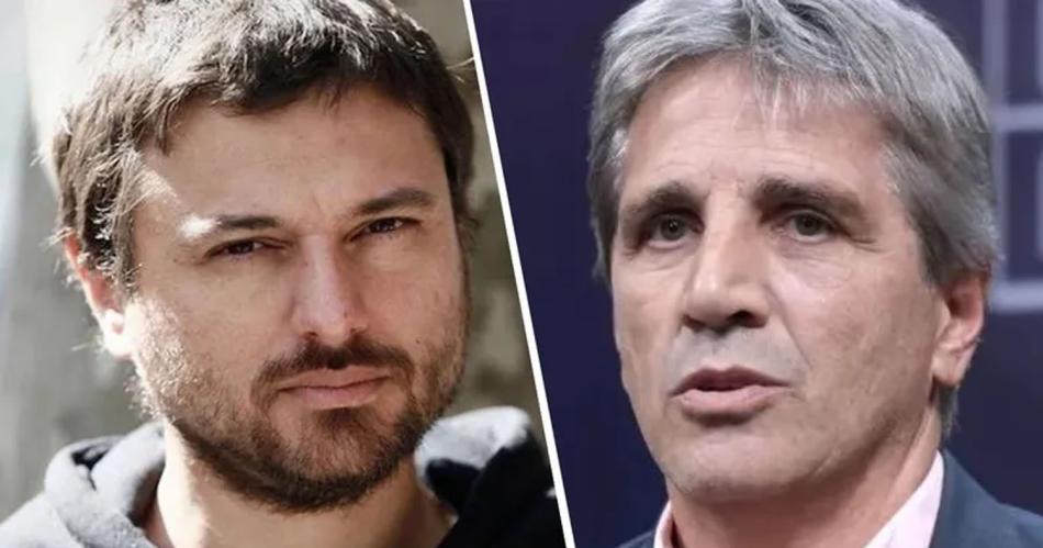 Fuerte cruce entre Juan Grabois y Luis Caputo por el presupuesto de los barrios populares