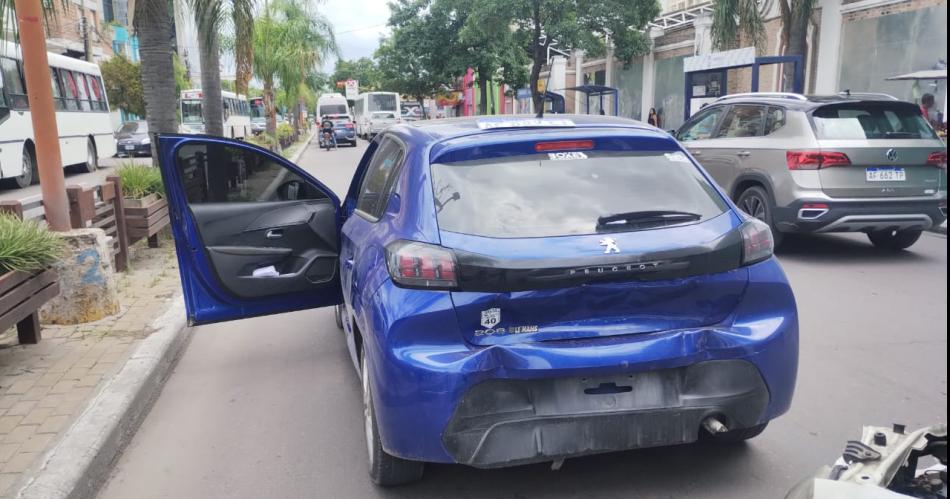 Choque en cadena provocoacute diversos dantildeos en plena avenida Belgrano